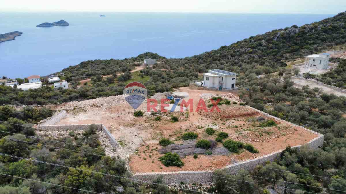 RE/MAX PUPA KAŞ KALKAN KAPUTAŞ DENIZ MANZARALI ARSA - Küçük Görsel 4